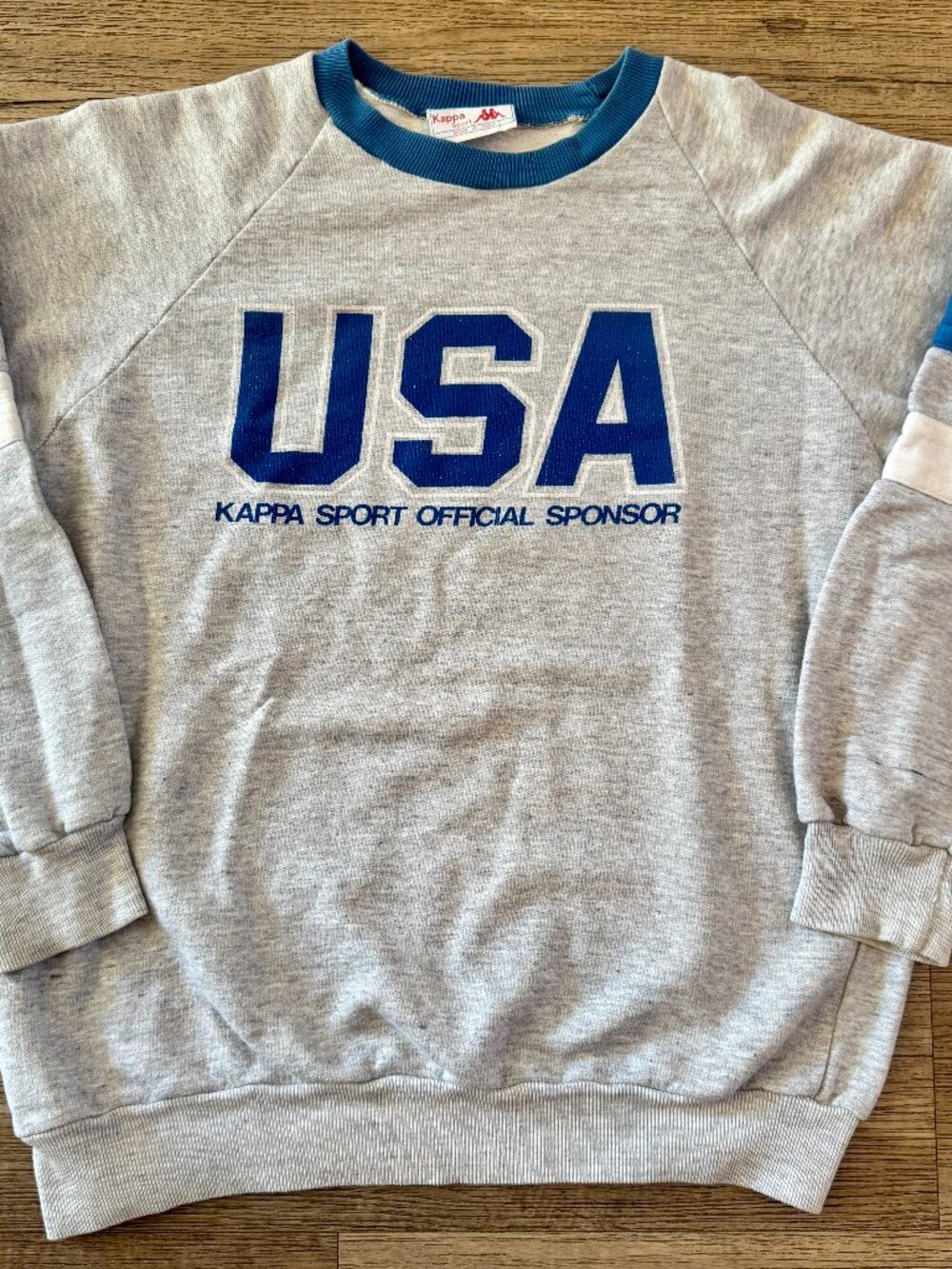 VTG 90s Kappa USA Sporty Crewneck Sweater Medium